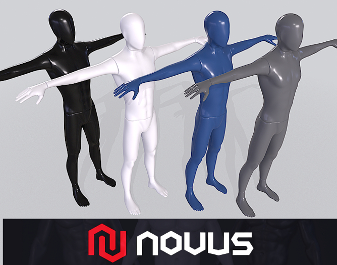 Male Slim Mannequin - Display {Mesh}