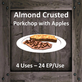 DFS Almond Crusted Porkchop with Apples (96 EP)