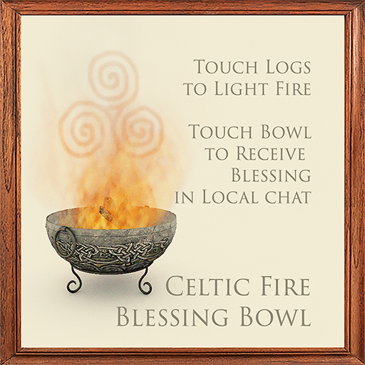 Celtic Fire Blessing Bowl