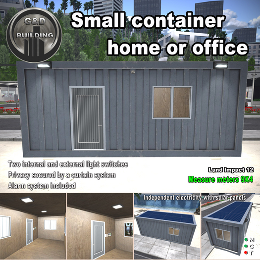 G&D BUILDING Small Container - home or office