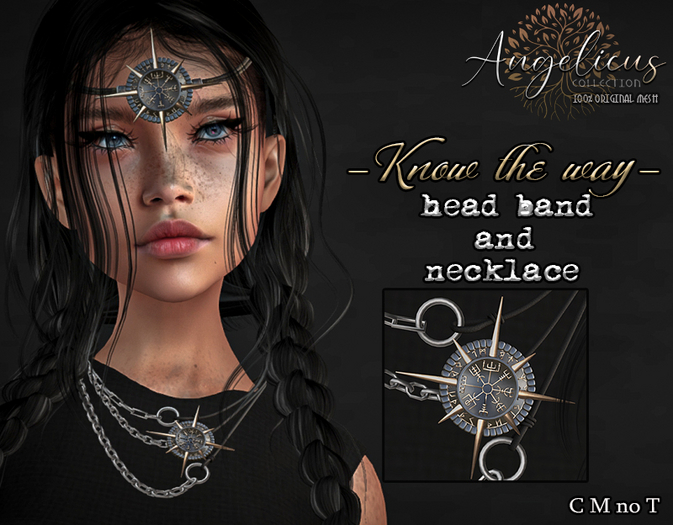 .AngelicUs. -Know the way- necklace & head band 
