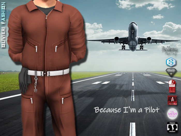 JUMPSUIT - Pilot - ORANGE