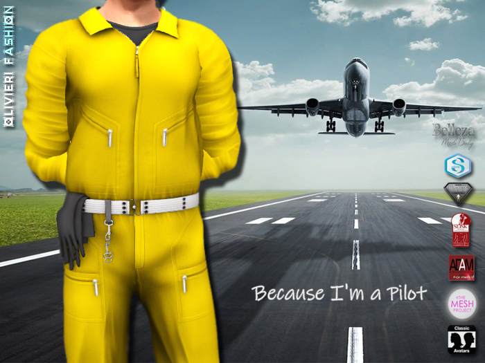 JUMPSUIT - Pilot - YELLOW