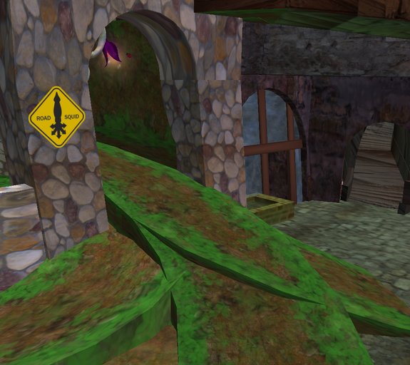 Road Squid Sign