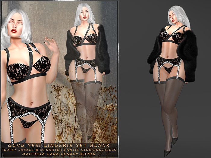 GGVG YES! LINGERIE BLACK