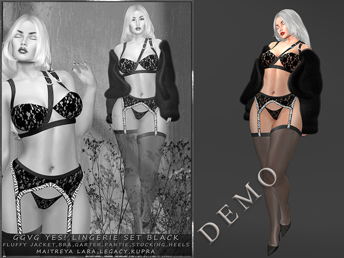 GGVG YES! LINGERIE BLACK [DEMO]