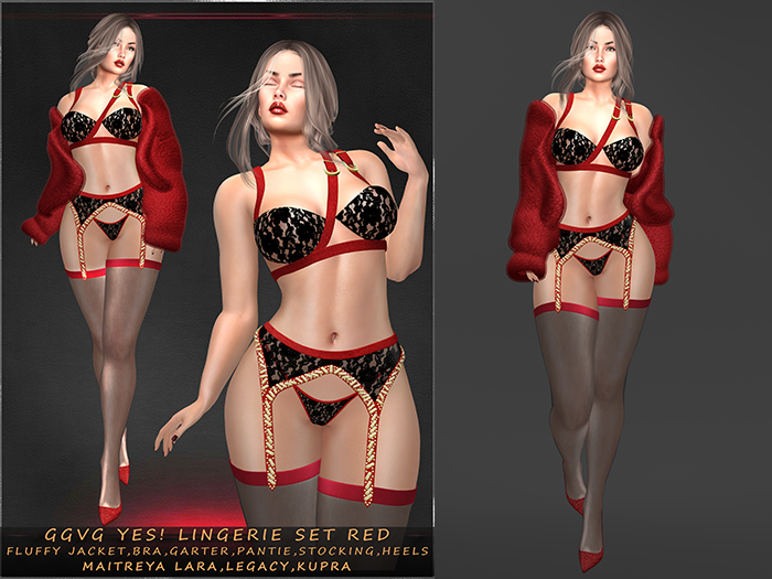 GGVG YES! LINGERIE RED