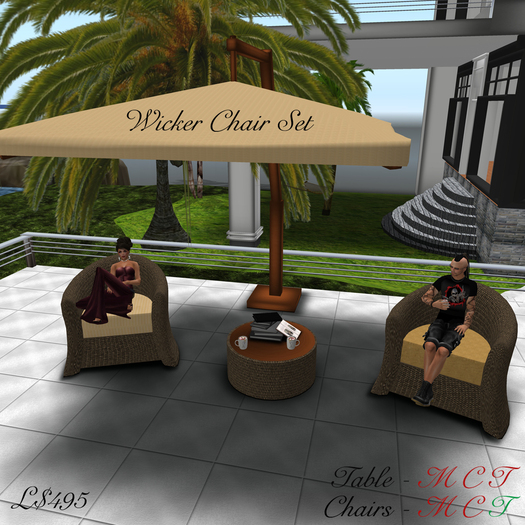 Wicker Chair Set