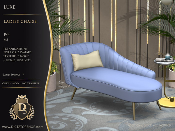 [Ds] Luxe - Ladies Chaise PG