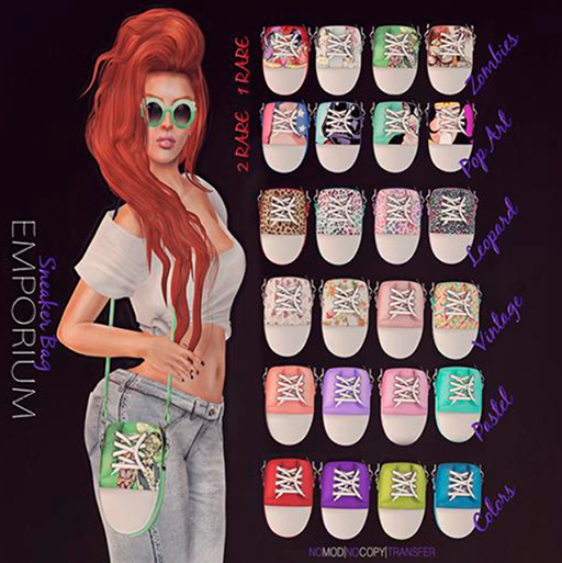 EMPORIUM - Sneaker Bag Leopard