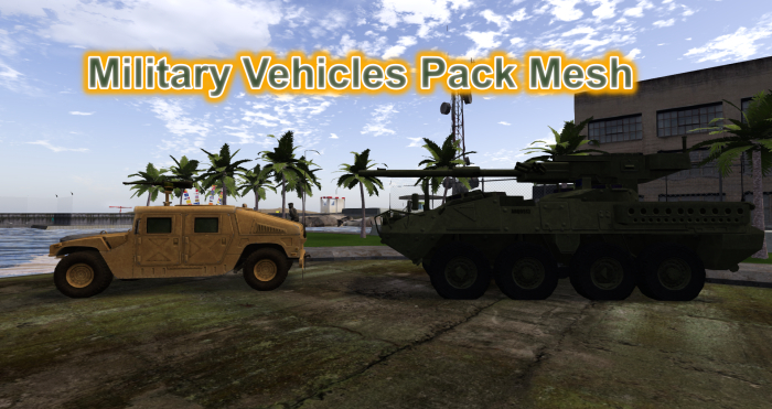 Military Vehicles Pack Mesh*