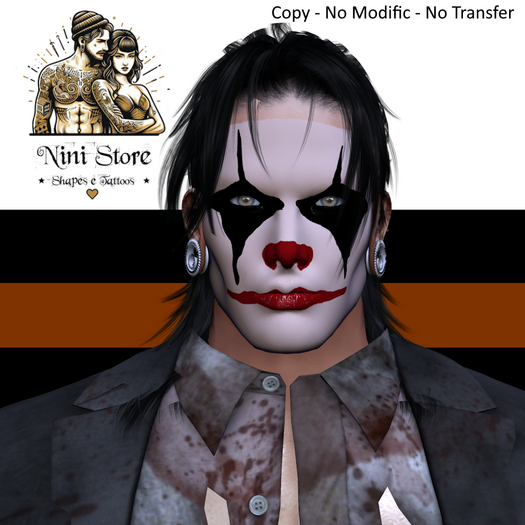 .::. [N.S] .::.  Clown Mask Tattoo