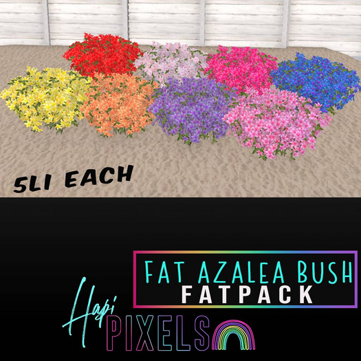 [*** Hapi Pixels ***] Fat Azalea Bush - FatPack 