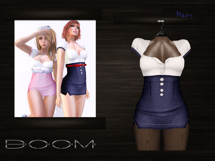 *BOOM* A Day on the Yacht (navy)