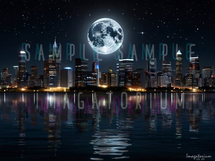 City Skyline-002 Backdrop