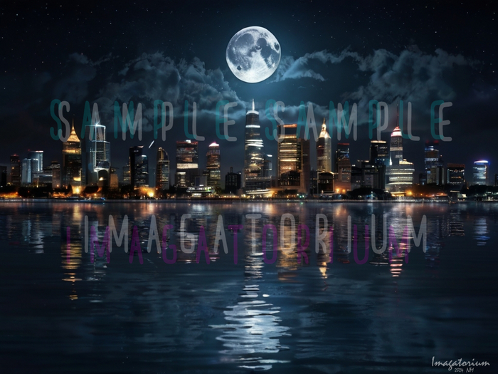 City Skyline-010 Backdrop