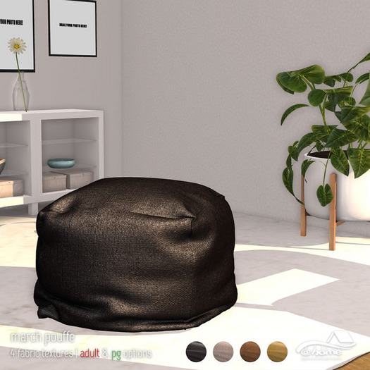 @home: march pouffe [pg]