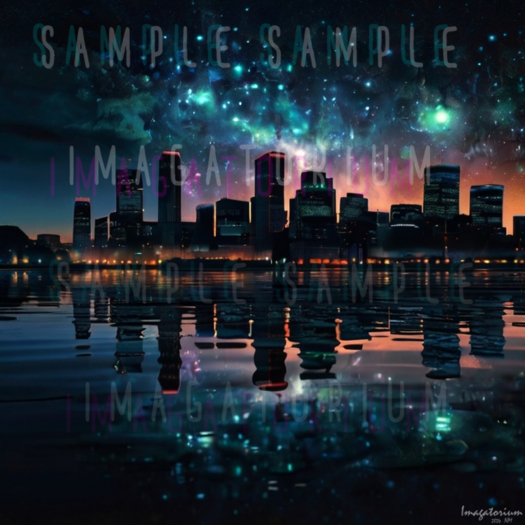 City Skyline-017 Backdrop