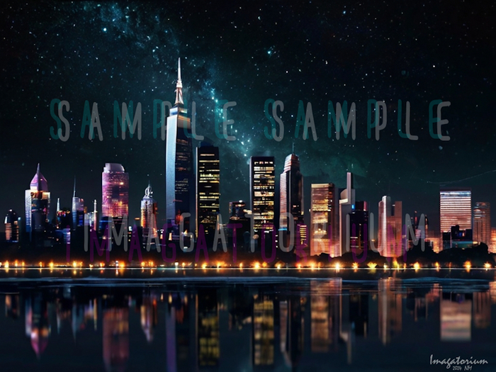 City Skyline-013 Backdrop