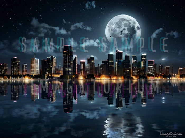 City Skyline-012 Backdrop