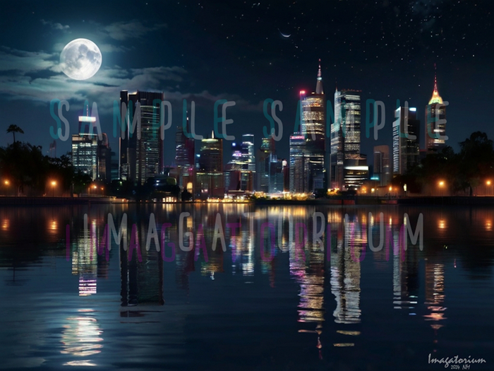 City Skyline-009 Backdrop