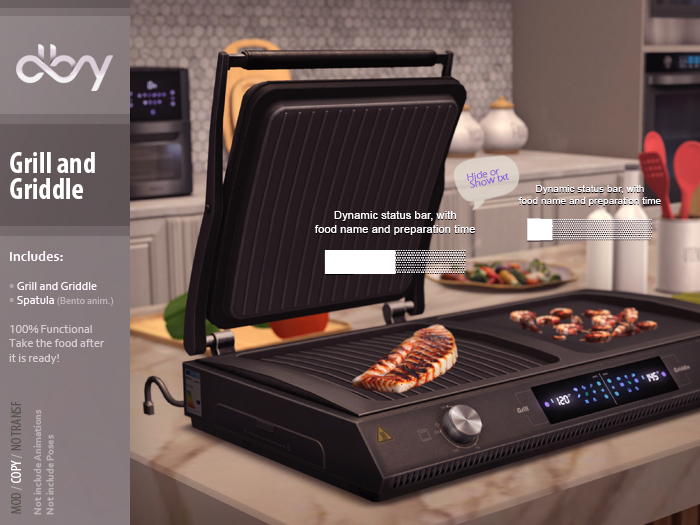 Grill and Griddle [dark] dby