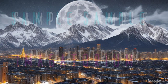 Mountain Skyline-002 Backdrop