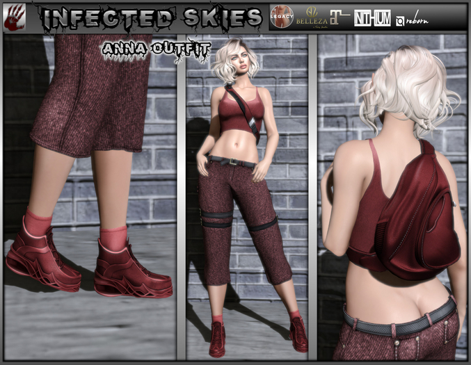 *IS* Anna Outfit Red  