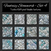 *Wallflowers* Fantasy Stonework - Set 4