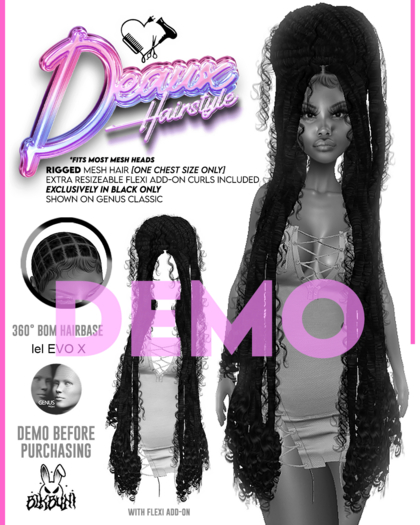 BLKBUNI: Deaux Hairstyle [DEMO]