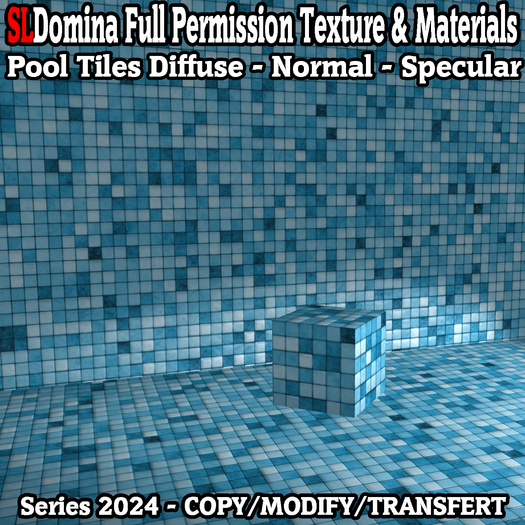 [FP] SLDomina Full Perm Texture & Materials Swimming Pool Tiles