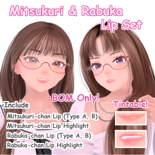 [ShopMakiko] Mitsukuri & Rabuka Lip Set