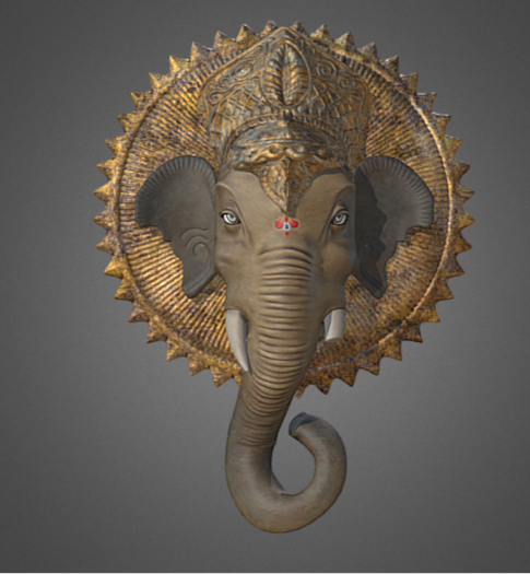 Lord Ganesh face