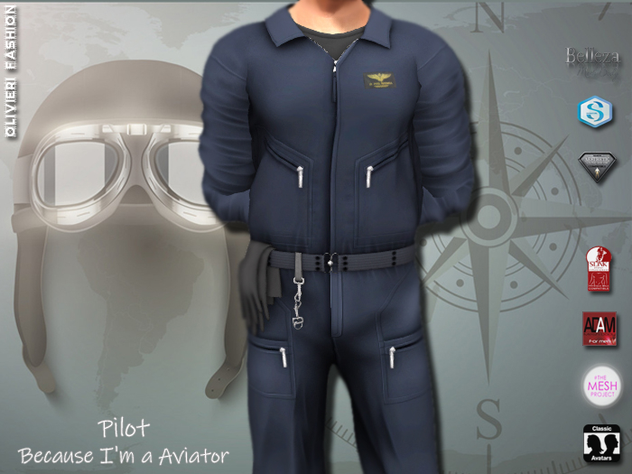 PILOT  JUMPSUIT NAVY