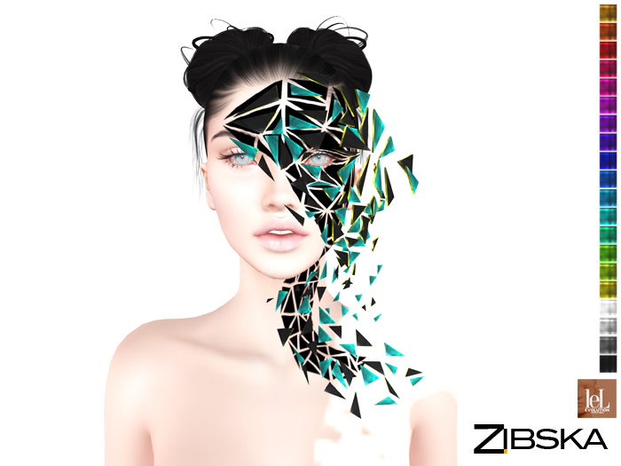 Zibska Evo X ~ Ripley Tattoo in 3 transparencies and color change orbits