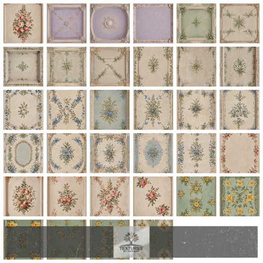 TB - NEOCLASSICAL CEILINGS FLORAL