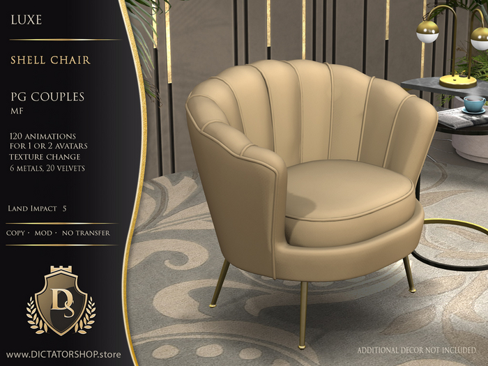 [Ds] Luxe - Shell Chair PG