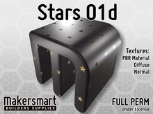 PBR Fabric Stars 01d