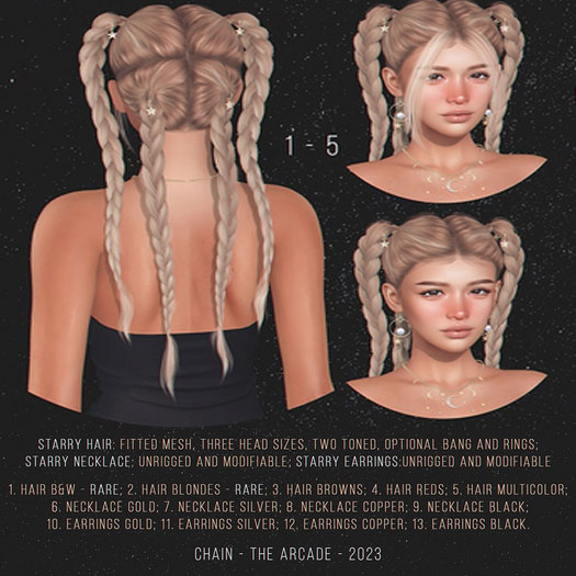 2. Starry Hair Blondes RARE