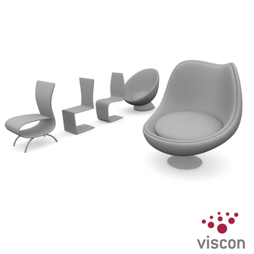 Viscon* Sculpties Chair Set + UV Maps