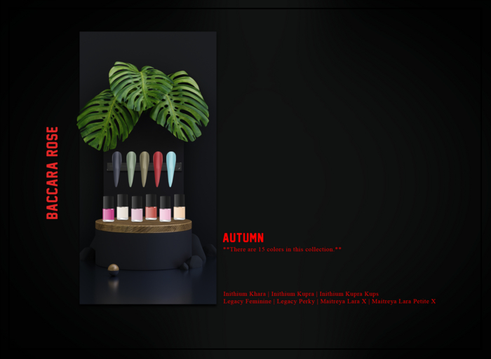 Baccara Rose Autunm Applier [Needle]