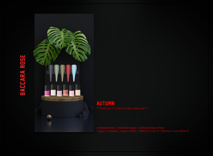 Baccara Rose Autunm Applier [Needle II]