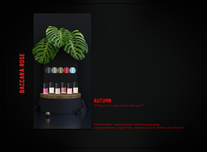 Baccara Rose Autunm Applier [Square II]