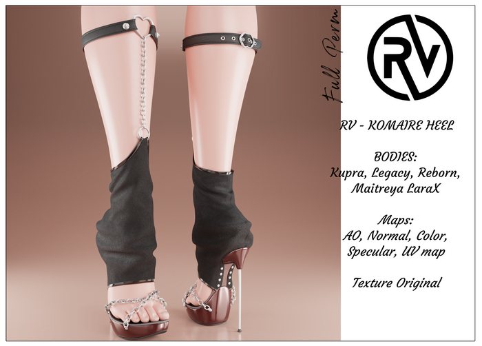 RV - KOMAIRE HEEL - FULLPERM