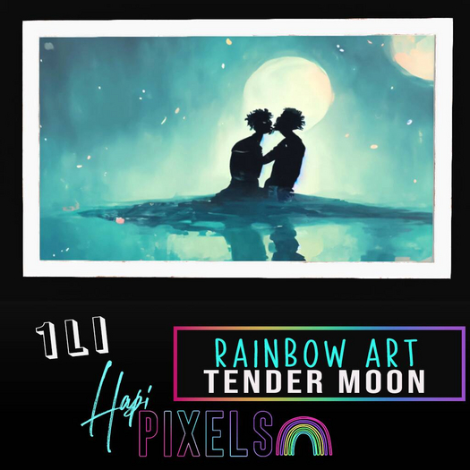 [ *** Hapi Pixels *** ] Rainbow Art - Tender Moon