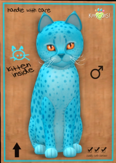 KittyCatS - Cheetah! - Blue Raspberry No. 2