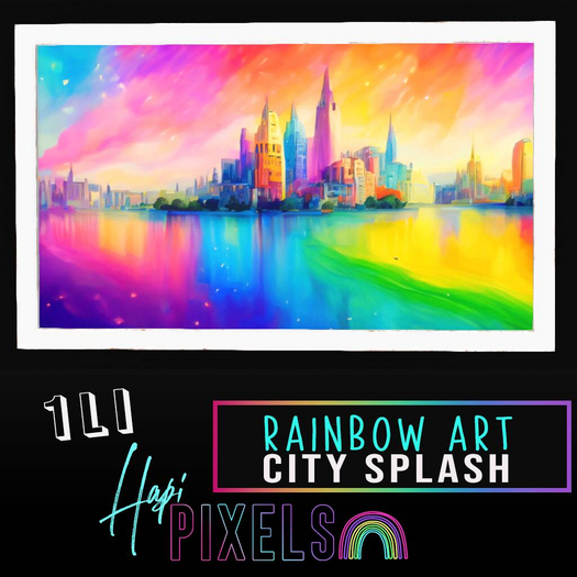[ *** Hapi Pixels *** ] Rainbow Art - City Splash