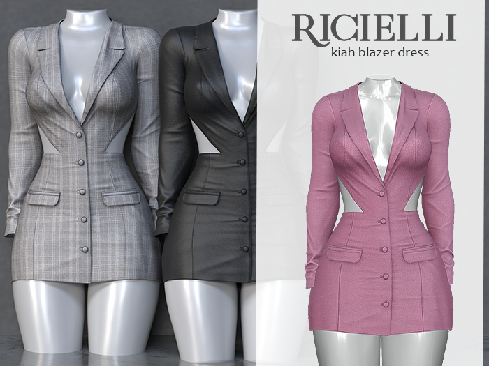 Ricielli - Kiah Blazer Dress / Rosa