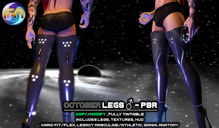 [.fn] October Prosthetics - Male - Legs - Gianni, Anatomy, Legacy Male, Legacy Male Athletic, Kario Fit, Kario Flex