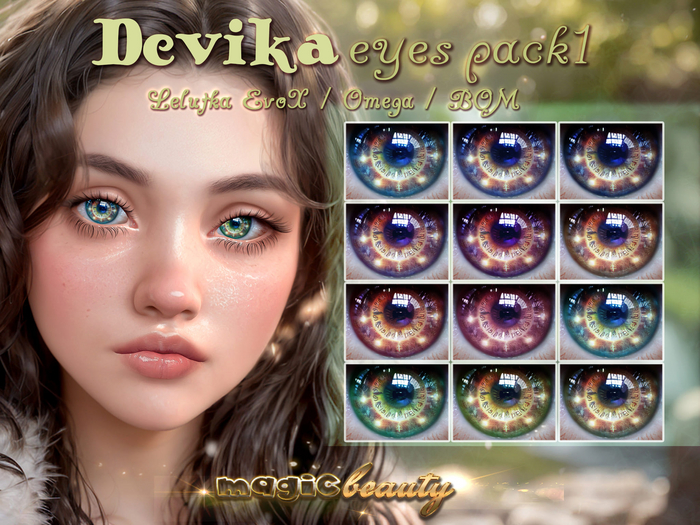 [Magic Beauty] Devika eyes pack1(Omega,LeLEVOX&BOM)